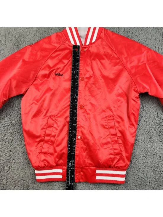 VTG Circus Bomber Jacket Youth Large Hadi Shrine Evansville IN Embroidered Lion - Picture 4 of 12